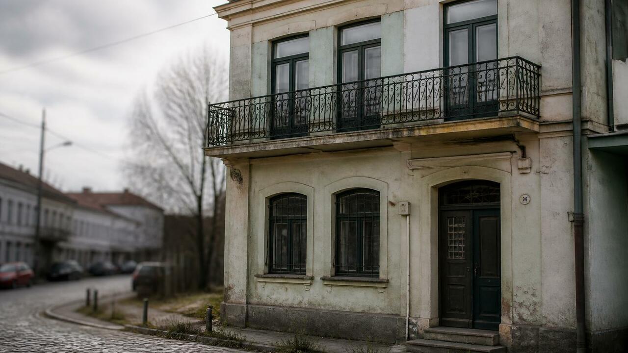 Двухэтажный исторический дом в Златоусте, где ж...
